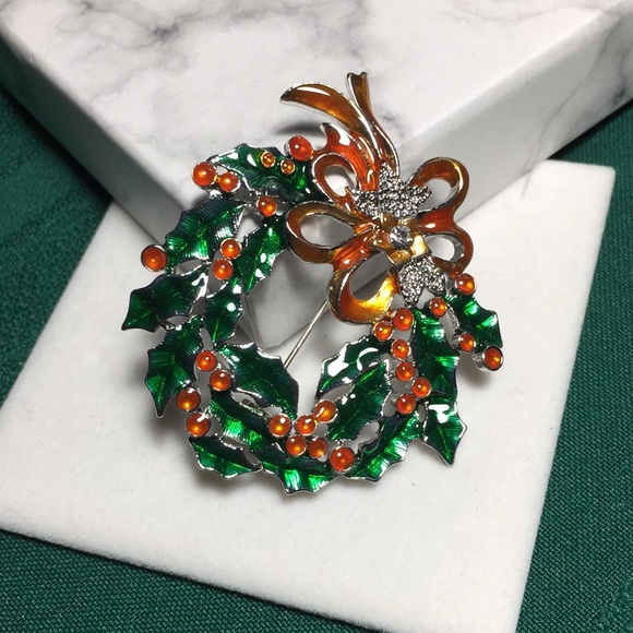 ๐50% OFF/3+...Christmas Wreath Brooch - Picture 5 of 10